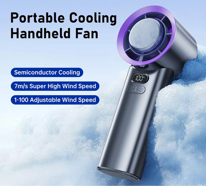Portable Fan for Travel Mini: Small Pocket Handheld Fan Personal Rechargeable Turbo USB High Speed Keeping Cool in Hot Weather