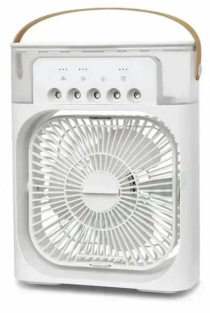 3 in 1 New Fan Air Conditioner Household Small Air Cooler LED Night Light Portable Humidifier Air Adjustment Fan Office Home Fan